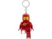 LEGO svietiaca kľúčenka – Kozmonaut červený