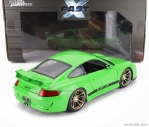 Jada Porsche 911 997 Gt3 Rs Coupe 2007 - Fast & Furious 1:24 Zelená