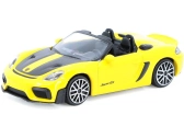 Bburago Porsche 718 Spyder RS 2024 1:43 žltá