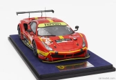 Looksmart Ferrari 488 Gte Evo 3.9l Turbo V8 Team Af Corse N 21 24h Le Mans 2023 Simon Mann - Ulysse De Pauw - Julien Piguet 1:18 Červená Žlutá