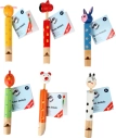 Detské drevené píšťalky Small Foot Animals 6 ks