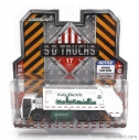 Greenlight Mack Lr Rear Refuse Truck Cassone Ribaltabile 3-assi 2021 - Trasporto Rifiuti 1:64 Bílá