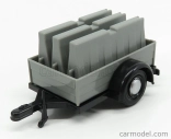 Motor-max Volkswagen T1 Type 2 Double Cabine Pick-up Closed Road Service 1962 With Trailer 1:24