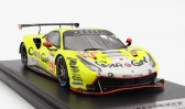 Looksmart Ferrari 488 Gte Evo 3.9l Turbo V8 Team Kessel Racing N 57 1:43, žlutá