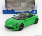 Solido Renault Alpine A110 Pure Coupe 2021 - Black Wheels 1:18 Green Met