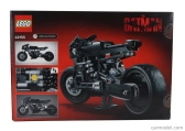 Lego Batman Lego Technic - Batman Batcycle - Motorka - The Batman Movie - 641 dielikov čierna