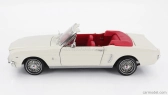 Motor-max Ford usa Mustang Cabriolet Open 1964 - James Bond 007 - Goldfinger - Missione Goldfinger 1:18 Bílá