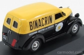 Edicola Lancia Ardea 800 Van 1949 - Binacrin Shampoo Neutro Con Lucefix 1:43 Black Yellow