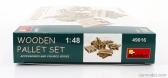 Miniart Accessories Wooden1950 Pallet Set 1:48 /