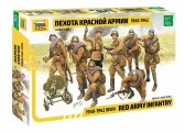 Zvezda Figures Red Army Infantry Wwii 1940-1942 - Russian Army - Military 1:35 /