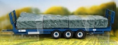Britains Accessories Trailer - Bale Throw Wagon - Carrello Trasporto Fieno 1:32 Modré Dřevo