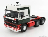 Road-kings DAF 3600 Space Cab Tractor Truck 3-assi 1986 1:18 Bielo-zeleno-červená