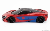 Jada Mclaren 720s With Spiderman Figure Marvel 2018 1:24 Červená Modrá