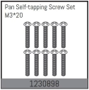 1230898 - M3*20 Pan self-tapping Screw Set (10)