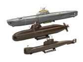 Plastic ModelKit ponorky 05186 – 70 Years Bundeswehr: Wilhelm Bauer, Type 206A, Class 2 (1:144)