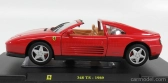 BAZAR – Edicola Ferrari 348ts Spider 1989 – s vitrínou – With Showcase 1:24 červená
