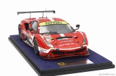 Looksmart Ferrari 488 Gte Evo 3.9l Turbo V8 Team Richard Mille Af Corse N 83 24h Le Mans 2023 Luis Perez Companc - Alessio Rovera - Lilou Wadoux 1:18 červená