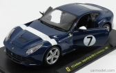 Edicola Ferrari F12 Berlinetta N 7 2012 - Inspired By The 250 Gt Berlinetta - Con Vetrina - With Showcase 1:24 Modrá Bílá