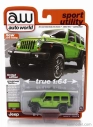 Autoworld Jeep Wrangler Unlimited 2013 1:64 Zelená