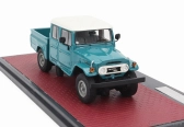 Matrix scale models Toyota Hj45 Land Cruiser Crew Cab Pick-up 1979 1:43 Zelená Bílá