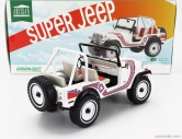 Greenlight Jeep Cj-5 Super Jeep 1973 1:18 Bílá