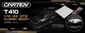 ROZBALENÉ – CARTEN M3 GT2 1/10 TC 190 mm priehľadná lexanová karoséria