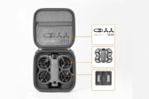 DJI Neo 2 - Barevné PU pouzdro na rameno pro DJI NEO 2 (Grey)
