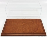 Atlantic Vetrina display box Molsheim Base In Legno - Wood Mahogany Base - Lungh.lenght Cm 32.5 X Largh.width Cm 16.5 X Alt.height Cm 12.5 (altezza Interna 12 Cm ) 1:18 Plastový Displej