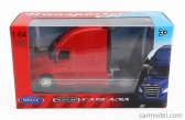 Welly Freightliner Cascadia ťahač 3-osý 2015 1:64 Červený
