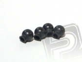 Kulička kloubku, 6.8 x 7.3 x 3mm (černé, 4ks)