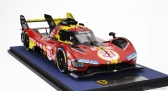 Looksmart Ferrari 499p 3.0l Turbo V6 Team Ferrari Af Corse N 51 3. 24h Le Mans 2024 Alessandro Pier Guidi - James Calado - Antonio Giovinazzi 1:18 Červená Žltá Čierna
