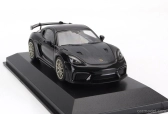 Minichamps Porsche 718 (982) Cayman Gt4 Rs Coupe 2021 - Neodyme Wheels 1:43 Black