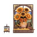 RoboTime Zlaté slnečnice 3D drevené puzzle