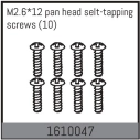 M2.6*12 pan head selt-tapping screws (10)