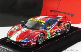 Bbr-models Ferrari 488 Gte Evo 3.9l Turbo V8 Team Af Corse N 71 Lmgte Pro Class 24h Le Mans 2020 S.bird - M.molina - D.rigon - Con Vetrina - S vitrínou 1:43 červená biela modrá