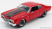 Jada Chevrolet Dom's Chevy Chevelle 454ss 1970 - Fast & Furious  Iv (2009) - Solo Parti Originali - Original Parts 1:24 Červená Černá