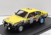Trofeu Opel Kadett Gt/e (night Version) N 18 Rally Montecarlo 1978 L.carlsson - B.de Jong 1:43 Žlutá Černá