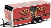 Autoworld Accessories Trailer Car Transporter Rat Fink 2-assi 2000 1:64 Red