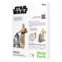Oceľová stavebnica Star Wars C-3PO + R2-D2 box verzia