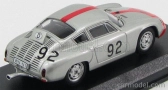 Najlepší model Porsche 356 Carrera Abarth Abarth Gtl N 92 6th Assoluto - Víťaz kategórie Gran Turismo Targa Florio 1961 P-e.strahle - A.pucci 1:43 Silver Red