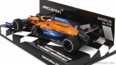 Minichamps Mclaren F1 Mcl35l Mercedes M12 Eq Power+ Team Mclaren N 3 French Gp 2021 Daniel Ricciardo 1:43 oranžová svetlo modrá