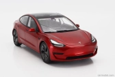 Ls-collectibles Tesla Model 3 2021 1:18 Red Met