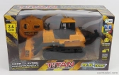 Re-el toys Case-ih Titan Ruspa Cingolata Tractor 2013 1:24 Žlutá Černá