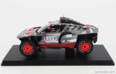 Iskrový model Audi Q E-tron Rs Tím Audi Sport N 211 Rally Dakar 2023 Mattias Ekstrom - Emil Bergkvist 1:43 Sivá strieborná čierna