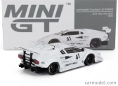 Mini-gt Lamborghini Countach N 41 Jdm Style Lb Works Auto Salon Tokyo Lhd 2024 1:64 Biela