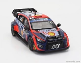 Ixo-models Hyundai I20 N Rally1 Team Shell Mobis Wrt (nočná verzia) N 6 7th Rally Montecarlo 2023 Dani Sordo - Candido Carrera 1:43 2 Tones Blue Red