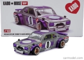 Mini-gt Nissan Skyline Gt-r (kpgc10) N 0 Kaido House Works V1 1969 1:64 striebornofialová