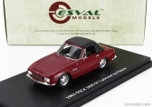 Esval model Osca 1600gt Fissore Cabriolet Closed 1963 1:43 Hnědá Černá