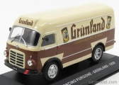 Edicola Om Fiat Leoncino Truck Van Grunland Formaggino D'oro 1959 1:43 Hnedá béžová