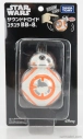 Tomica Star wars Bb-8 Priemer cm 6,8 - Zvukové efekty 1:36 Biela oranžová sivá